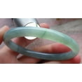 thumbnail image 5 of Certified Icy Green Burma Natural A JADE Jadeite Circle Bangle Bracelet 59 mm 662668 TN, 5 of 11