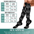 thumbnail image 5 of 3 Pairs Copper Compression Socks for Women & Men Circulation 15-20 mmhg - Better Blood Flow, Swelling, Best Support for Medical, Running, Nursing, 5 of 6