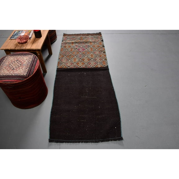Kilim, Home Decor Rug, Colorful Rugs, 2.3x6.2 ft Runner Rug, Vintage Rugs
