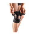 thumbnail image 2 of McDavid 4192 Knee Support with Double Wrap & Adjustable Medial and Lateral Condyle Pads to Provide Depression, Small, Black, 2 of 4