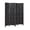 Black, variant on Roundhill Furniture 4-Panel Room Divider, Decorative Folding Freestanding Privacy Screen, Silver