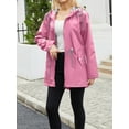 thumbnail image 1 of xiaxaixu Veste Extérieure pour Femmes, Veste à Manches Longues à Capuche Rayée Zippée Veste d'Automne, 1 of 6