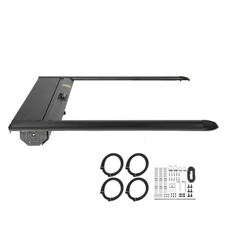 KFFKFF Retractable Truck Bed Cover, 5.8 ft Hard Cover with Integrated Drainage System for 2021-2024 Chevy/GMC Silverado/Sierra 1500 Crew Cab