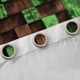 thumbnail image 4 of Castle Fairy Pixelated Miners Game Curtains Pack of 2 (42x84 Each),Grid Curtains Blackout, 4 of 6