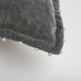 thumbnail image 3 of Rizzy Home 22" x 22" Down Filled Pillow with Cotton Cover-Dark Gray, 3 of 3