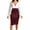Burgundy, variant on Odeerbi Solid Color Sequin Skirt for Women 2025 Fashion Solid Slim High Waist Push Up Hip Pencil Zipper Sequin Skirt Gold