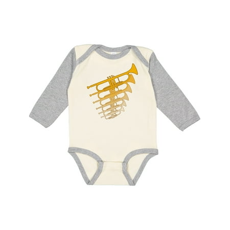 

Inktastic Trumpet Line Gift Baby Boy or Baby Girl Long Sleeve Bodysuit