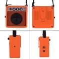 thumbnail image 1 of 5W Mini Guitar Amplifier Portable Compact Guitar Amp Speaker with Volume Tone Adjustment Overdrive Function 635mm 35mm Inputs for Electric Acoustic Guitar Practice Home Outdoor, 1 of 7