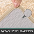 thumbnail image 6 of Bathroom Rugs, Yamaziot Bath Mat Set of 3, Absorbent Microfiber Non Slip Shaggy Ultra Soft Bathroom Runner with U Shaped Contour Toilet Mat for Tub Front, Shower Inside Floor, 6 of 8