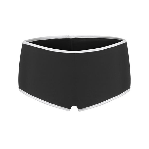 Odeerbi Shorts for Women 2025 Yoga Shorts Ladies Solid High-waist Hip Stretch Underpants Running Fitness Black