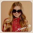thumbnail image 7 of Kids Round Fashion Sunglasses for Girls Age 3-12 Butterfly Shaped Retro Children Tween Sun Glasses, 7 of 7