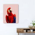 thumbnail image 4 of 30" Vibrant and Vivid Bird Canvas Wall Art, 4 of 5