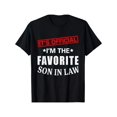 thumbnail image 2 of Most Popular Son-in-Law Text Summer Cotton Loose T-Shirt Printed Short Sleeve Men's Tops Round Neck Casual Half Sleeve Fit Lightweight Tops, 2 of 6