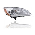 thumbnail image 3 of Headlight Assembly - Compatible/Replacement for '11-14 Chrysler 200 Sedan/Convertible LX/Touring/Limited - Halogen, Chrome Interior Bezel - Pair, Set - 5182590AC, 5182591AC - CAPA, 3 of 4