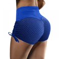 thumbnail image 5 of Sports Booty Shorts for Women High Waisted Bubble Textured Scrunch Butt Lifting Gym Workout Hot Pants, 5 of 6
