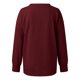 thumbnail image 4 of Gibobby Sudaderas para Mujer Sudaderas de Navidad para mujer cuello redondo manga larga blusa de gran tamaño(Rojo,M), 4 of 5