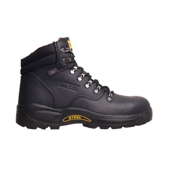 Botas Industriales Hombre Steel Boost Trabajo negro 26.5