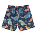 thumbnail image 2 of joogoo Boys Swim Trunks Cartoon Dinosaurs Beach Board Shorts Drawstring Swimsuit S, 2 of 6