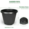 thumbnail image 6 of 5 Pack Plastic Plant Pots Seedling Cups Plant Container Nursery Pots Fit for Seeds Germination, Seedlings Growing, Succulents Planting, Seeds Starting, Black, 6 of 7