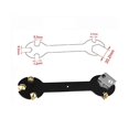thumbnail image 3 of 3d Printer Mk8 Mk10 Wrench Set Socket Spanner For Nozzle Cleaning Copper Brush Tool Tweezers L Spanner, 3 of 5