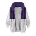 thumbnail image 6 of Fuzzy Sherpa Jacket for Men Plush Fleece Long Sleeve Zip-up Hoodie Casual Warm Winter Cozy Jacket Coats Outdoor Fashion, 6 of 6
