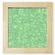 thumbnail image 1 of Patrones de líneas entrelazadas Verde abstracto Pantalla de escritorio de pared de fotograma cuadrado, 1 of 4