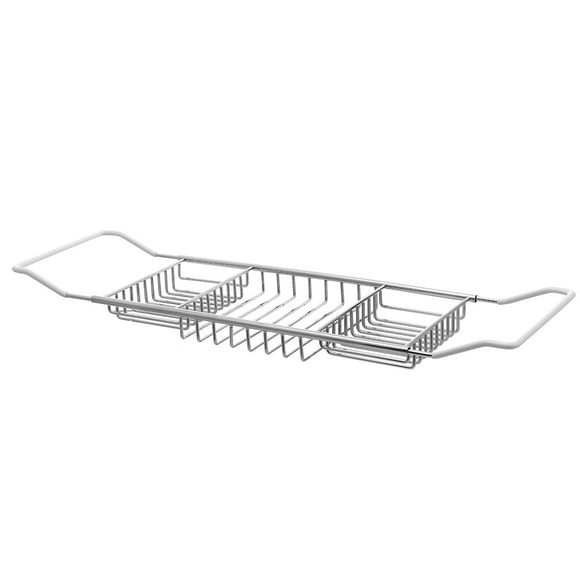 Expandable Bathtub Tray for Tub: Stainless Steel Bath Tub Tray Table Multifunction Storage Tub Shelf Bathtub Stand Bath Organizer for Wine Book Soap Phone