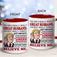 thumbnail image 3 of Taza de café BECHUSKY Best Husband Ever, regalo de cumpleaños, 325 ml, 3 of 6