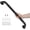 Black, variant on Shower Grab Bar 40 Inch, iHansee Brushed Nickel Bathroom Grab Bar w/Anti-Slip Knurled Grip, Stainless Steel Safety Handicap Bars, Wall Mounted Balance Support Handrail Bath Handle for Senior Elderly