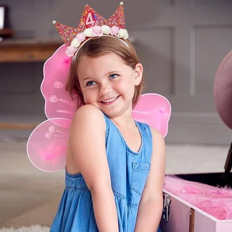 Birthday Girl Headband Birthday Crown Headbands For Toddlers Girls - Main Image