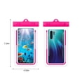 thumbnail image 3 of Phone Case Wallet Large Transparent Diving Swimming Pouch, 30 Meters IPX8 Waterproof for Phones Under 7.2 Inches with Lanyard 2pcs, 3 of 8