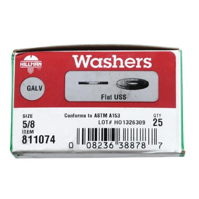 Plain 5lbs 1/" USS Flat Washers 27