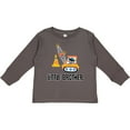 thumbnail image 3 of Inktastic Little Brother Construction Truck Boys Boys Long Sleeve Toddler T-Shirt, 3 of 5