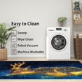 thumbnail image 3 of 3x5 Rug, Deer Door Mat Washable Non Slip Soft for Entryway, Forest Wild Animal Rug, Cute Animal Carpet, Deer Home Decor & Gifts, 3 of 7