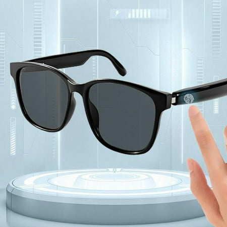 Smart Glasses Wireless BT5.4 Headphones Glasses Bluetooth-compatible Smart Glasses with Microphone Touch Sports Protect Eye Glasses for Men & Women