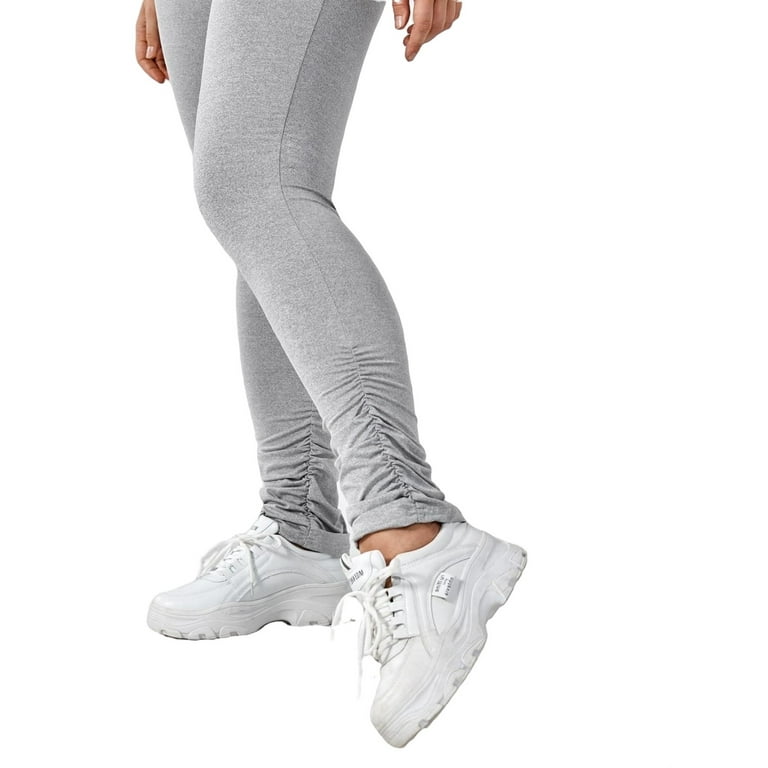 Women's Plus Size Stacked Leggings Casual Yoga Sport Pants Slim