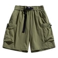 thumbnail image 2 of Cllios Mens Cargo Shorts Below the Knee Summer Utility Workout Shorts Cotton Work Gym Shorts with Multi Pockets, 2 of 8