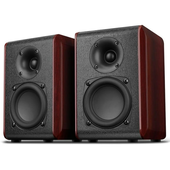 Passive Bookshelf Speakers with 3.5 inch Woofer,Home Desktop Stereo Speakers