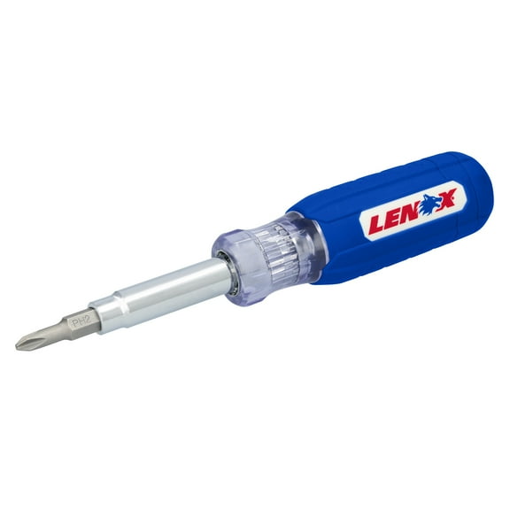 LENOX 6-in-1 Multi-Bit Screwdriver, Blue