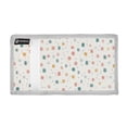 thumbnail image 2 of JIALIOU Nylon Trifold Card Wallet with ID Window Zipper Pocket for Men Women Teen Hand-drawn Cute Square, 2 of 7