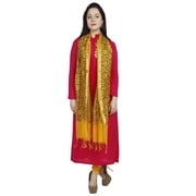 Dupatta Bazaar Womens Cotton Silk Dupatta