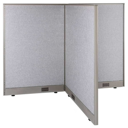 - GOF T-Shaped Freestanding Partition 36D x 60W x 48H / Office, Room Divide