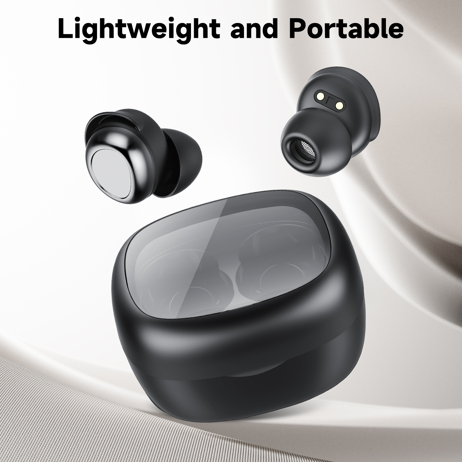 Btootos Sleep Earbuds, Bluetooth 5.4, Noise Cancelling, 53H Playtime photo 2