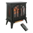 thumbnail image 4 of 23.7" Electric Fireplace Heater, 1500W Infrared Fireplace Stove with 3D Flame Effect, 5118BTU Electric Fireplace with Remote Control, Overheating Safety Protection, Ideal for Indoor Outdoor Home Use, 4 of 12