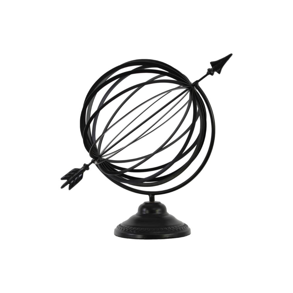 Metal Orb Dyson Sphere With Directional Arrow on Round ...