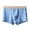 Blue, variant on Men's Exotic Mesh Underwear for Daily Wear - Breathable Ice Silk Briefs with Comfort Fit for Home Casual and Outdoor Activities, L, White