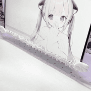 Angel Lace Monitor Trim, Pink/White Decorative Border Cover for Screen Black Bezel Cute Decoration for Computer Display Screen