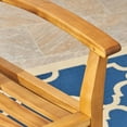 thumbnail image 5 of Noble House Regatta Modern Acacia Wood Patio Rocker in Natural Finish, 5 of 8