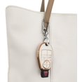 thumbnail image 6 of Key Fob Cover Compatible with Dodge Challenger Charger Grand Cherokee Durango Chrysler 300 2008-2014 4 Button Keychain Case Holder Protector,White, 6 of 7