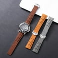 thumbnail image 5 of Genuine Cowhide Watch Strap for Tag Heuer for Carrera Series Band 20mm 22mm 24mm Business Men Women Universal Wristbelt Bracelet Luxury Chronograph Moon Phase Luminous Waterproof Business Watch, 5 of 9